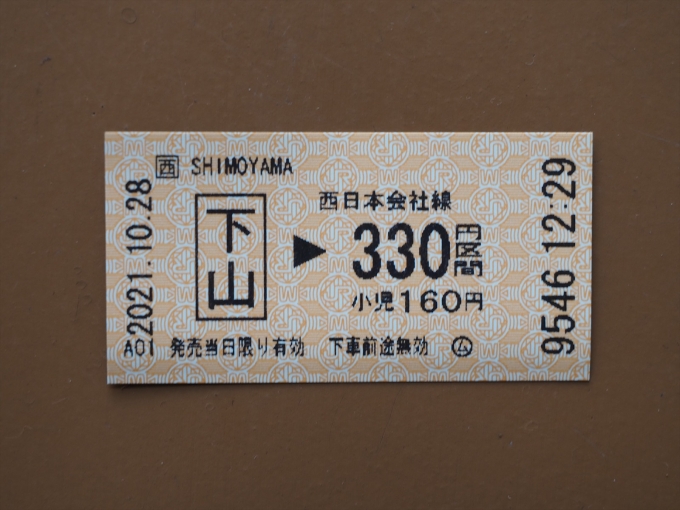 鉄道乗車記録の写真:きっぷ(4)        「切符を買って乗車」