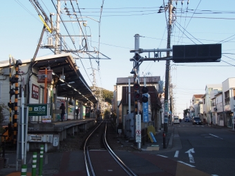 七里ヶ浜駅から腰越駅の乗車記録(乗りつぶし)写真