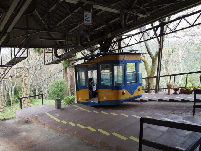 鉄道乗車記録の写真:旅の思い出(2)        「吉野山のロープウェー、長いこと運休していましたが、2019/3から運行再開したようですね。」