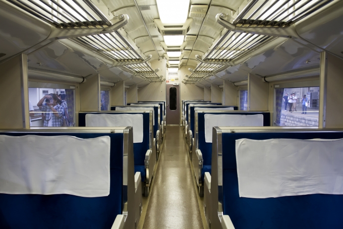 鉄道乗車記録の写真:車内設備、様子(3)        