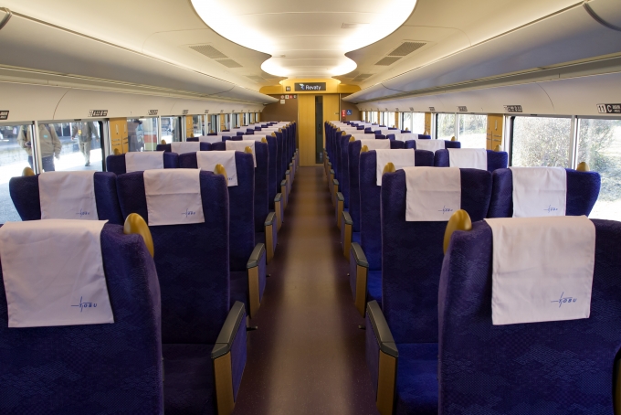 鉄道乗車記録の写真:車内設備、様子(1)          