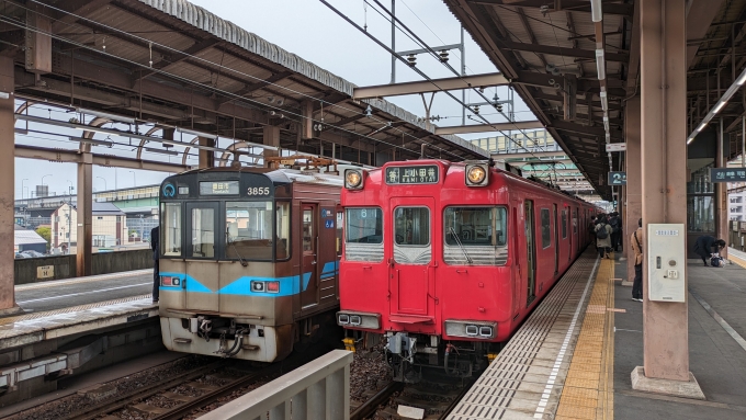 鉄道乗車記録の写真:列車・車両の様子(未乗車)(15)        「名鉄と地下鉄。」