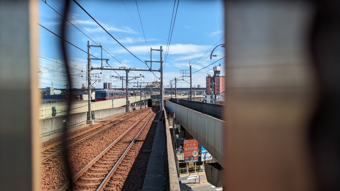 鉄道乗車記録の写真:列車・車両の様子(未乗車)(19)        「名鉄3150系。」
