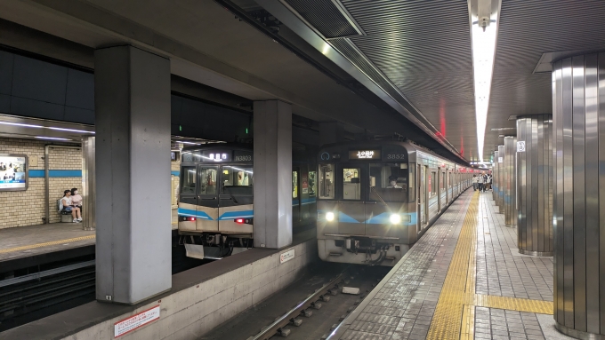 鉄道乗車記録の写真:列車・車両の様子(未乗車)(6)        「鶴舞線の主力車両同士！！」