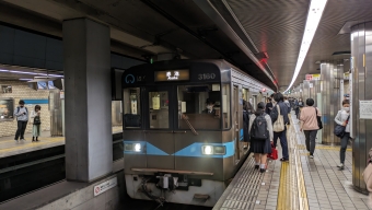 上小田井駅から東別院駅の乗車記録(乗りつぶし)写真