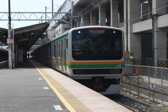 小金井駅から宇都宮駅の乗車記録(乗りつぶし)写真