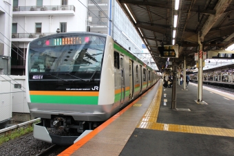 渋谷駅から戸塚駅の乗車記録(乗りつぶし)写真