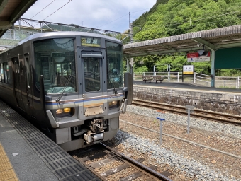 谷川駅から下滝駅の乗車記録(乗りつぶし)写真