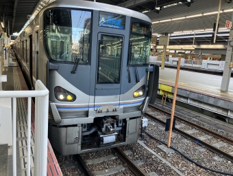 高槻駅から大阪駅の乗車記録(乗りつぶし)写真