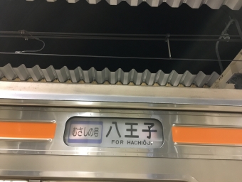 大宮駅から国立駅の乗車記録(乗りつぶし)写真