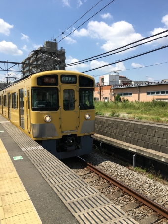 小川駅から西武新宿駅の乗車記録(乗りつぶし)写真