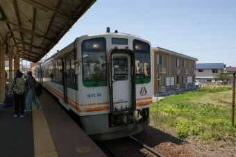 会津田島駅から七日町駅の乗車記録(乗りつぶし)写真