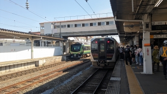 徳沢駅から会津若松駅の乗車記録(乗りつぶし)写真