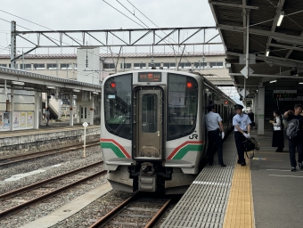 郡山駅から会津若松駅の乗車記録(乗りつぶし)写真