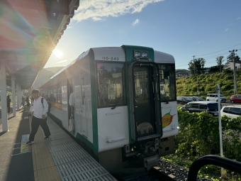 前谷地駅から女川駅の乗車記録(乗りつぶし)写真