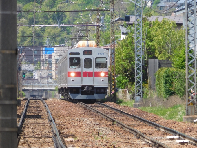 鉄道乗車記録の写真:列車・車両の様子(未乗車)(2)        「帰りの電車を待っていたら来た、8506Fです。」