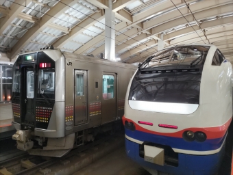 新潟駅から上越妙高駅の乗車記録(乗りつぶし)写真
