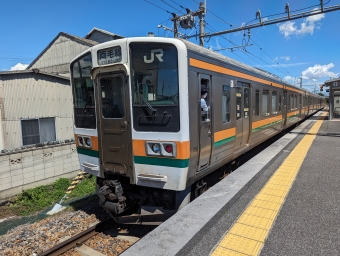 前橋駅から山前駅の乗車記録(乗りつぶし)写真