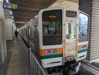 山前駅から小山駅の乗車記録(乗りつぶし)写真
