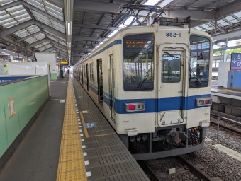 太田駅から伊勢崎駅の乗車記録(乗りつぶし)写真