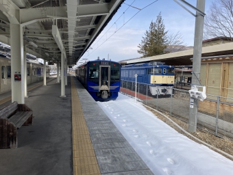 軽井沢駅から上田駅の乗車記録(乗りつぶし)写真