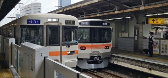 名古屋駅から米原駅の乗車記録(乗りつぶし)写真