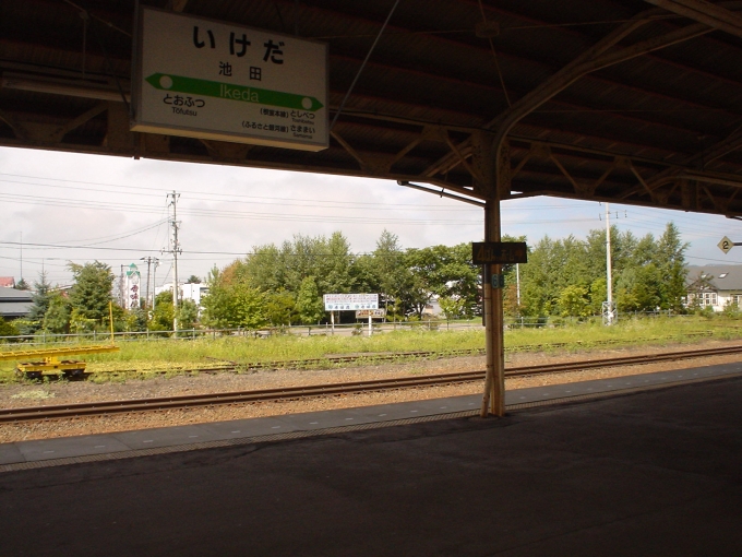 池田駅 写真:駅名看板