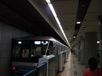 東陽町駅から大手町駅の乗車記録(乗りつぶし)写真