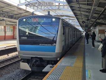 石川町駅から横浜駅の乗車記録(乗りつぶし)写真
