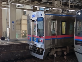 京成金町駅から京成高砂駅の乗車記録(乗りつぶし)写真