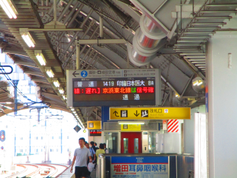 京成電鉄八広駅(下り)種別速度表示板。 京成電鉄八広駅(下り)種別速度表示板。 八広駅京成押上線：路線図／