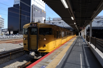 岡山駅から茶屋町駅の乗車記録(乗りつぶし)写真