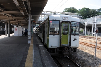 いわき駅から郡山駅の乗車記録(乗りつぶし)写真