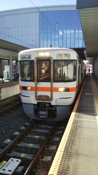 豊橋駅から豊川駅の乗車記録(乗りつぶし)写真