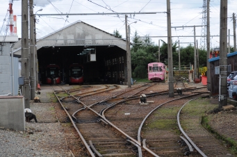 米島口アルビス米島店前停留場から越ノ潟駅:鉄道乗車記録の写真