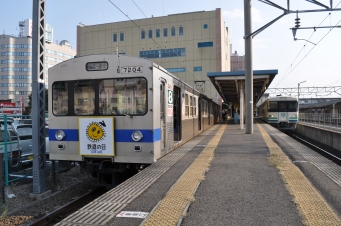 福島駅から飯坂温泉駅:鉄道乗車記録の写真