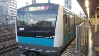 秋葉原駅から鶴見駅の乗車記録(乗りつぶし)写真