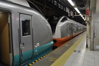 日立駅から上野駅の乗車記録(乗りつぶし)写真