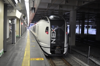 成田空港駅から新宿駅の乗車記録(乗りつぶし)写真