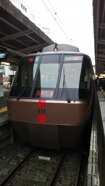 新百合ヶ丘駅から藤沢駅の乗車記録(乗りつぶし)写真