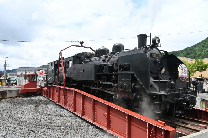 鉄道乗車記録の写真:乗車した列車(外観)(3)        「鬼怒川温泉駅での折り返しの機回し中。」