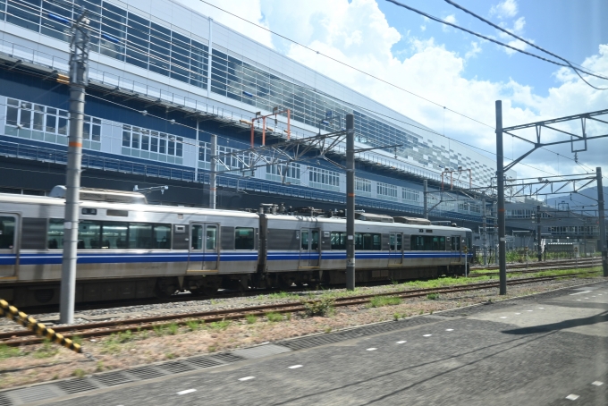 鉄道乗車記録の写真:車窓・風景(4)        「建設中の北陸新幹線敦賀駅。」