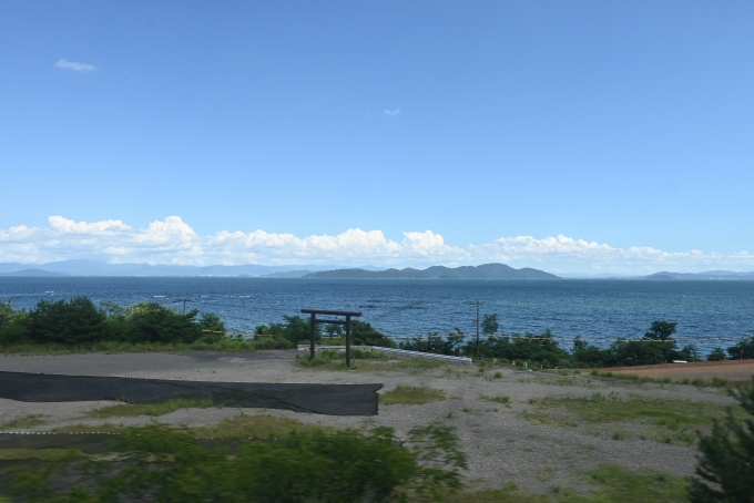 鉄道乗車記録の写真:車窓・風景(5)        「琵琶湖」