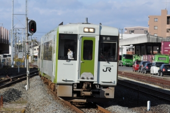 古川駅から小牛田駅の乗車記録(乗りつぶし)写真