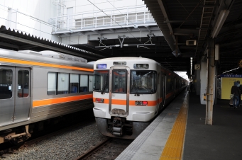 蒲郡駅から豊橋駅の乗車記録(乗りつぶし)写真