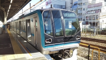 早稲田駅から中野駅の乗車記録(乗りつぶし)写真