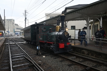 古町駅から道後温泉駅の乗車記録(乗りつぶし)写真