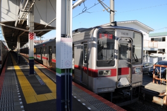 坂戸駅から川越市駅の乗車記録(乗りつぶし)写真