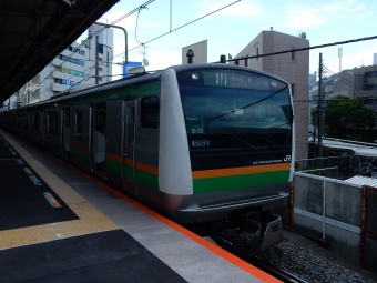 新宿駅から戸塚駅の乗車記録(乗りつぶし)写真