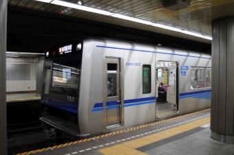 東日本橋駅から浅草駅の乗車記録(乗りつぶし)写真